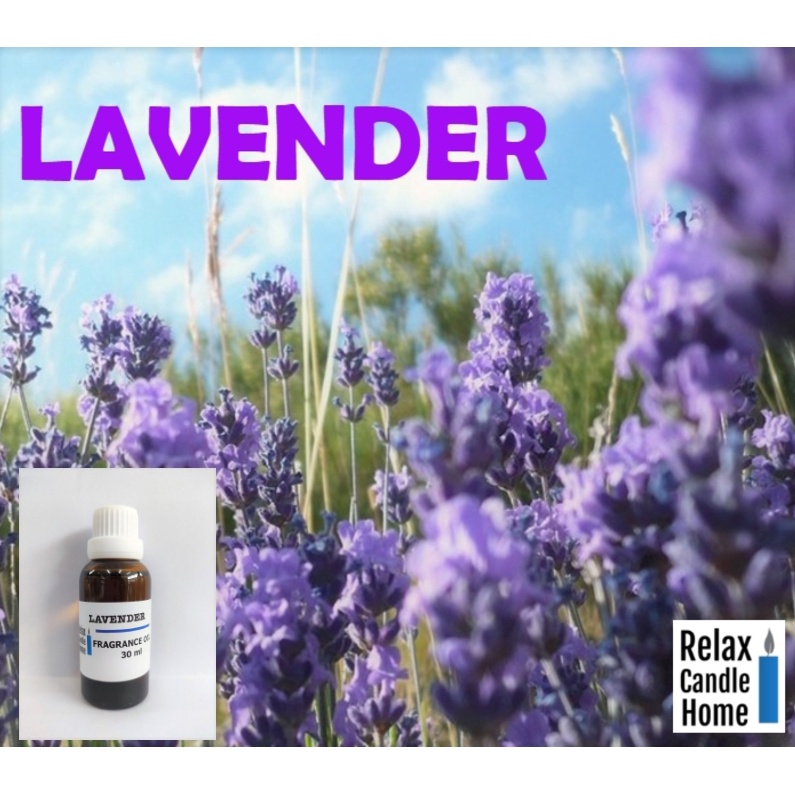 ภาพหน้าปกสินค้าหัวน้ำหอมแท้เกรดพรีเมียม กลิ่น ลาเวนเดอร์ Fragrance oil สำหรับเทียนเเละเครื่องหอม30ml/100ml- Lavender