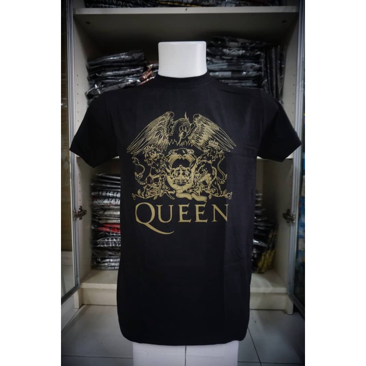 พร้อมส่ง-เสื้อยืดลําลอง-ผ้าฝ้าย-100-แขนสั้น-พิมพ์ลายโลโก้-queen-bohemian-rhapsosy-murah-band-rock-tbqe01-lela