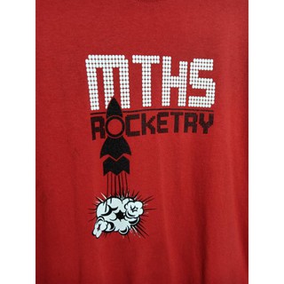 เสื้อยืดมือสอง เสื้อยืดสวยๆคุ้มๆพร้อมส่ง MTHS ROCKETRY L อก 42