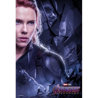 POSTER AVENGERS ENDGAME BLACK WIDOW (original six avengers)