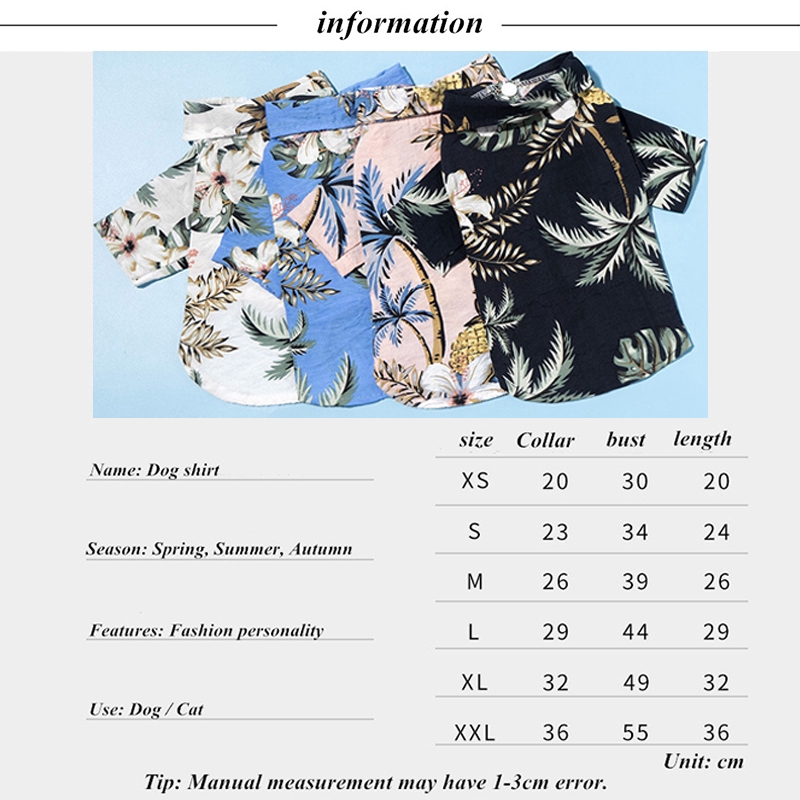 ภาพหน้าปกสินค้าเสื้อสุนัข แขนสั้น พิมพ์ลาย สำหรับฤดูร้อน ไซซ์ XS-XL จากร้าน danaobd1.th บน Shopee