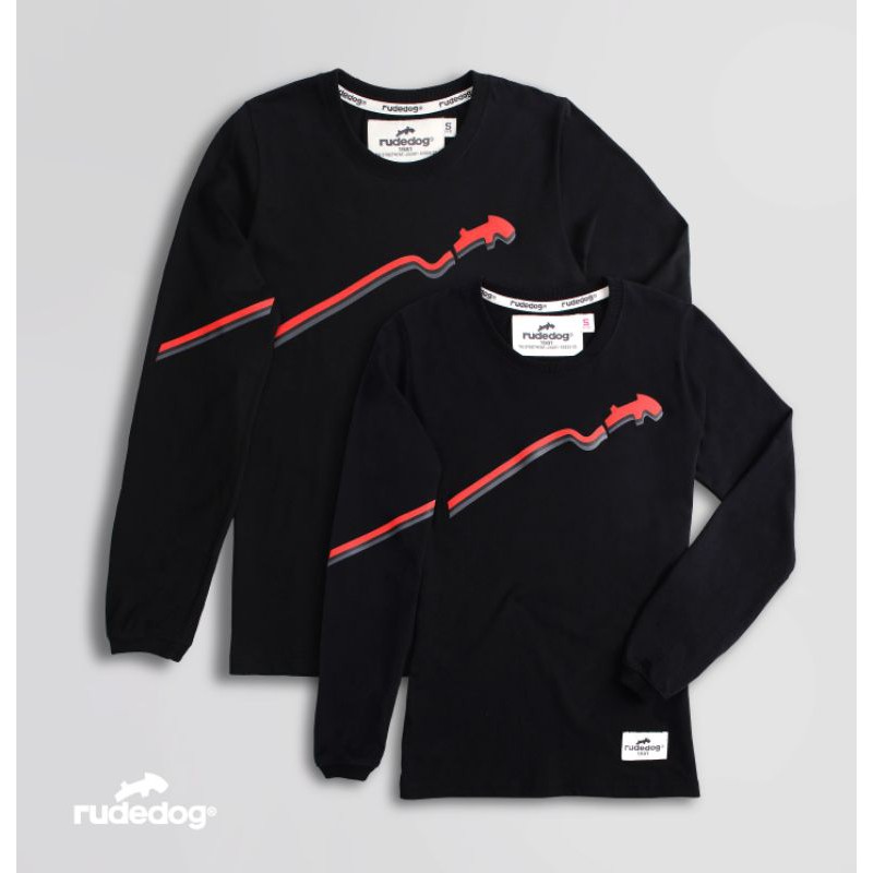 rudedog-เสื้อยืดแขนยาว-สีดำ-ราคาต่อตัว