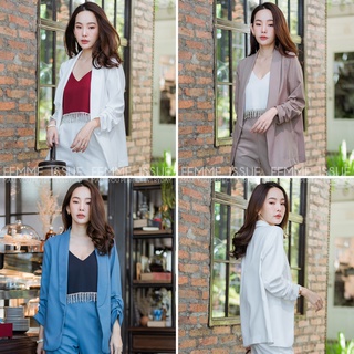 ⭐️ FEMME ISSUE ⭐️Blazer เสื้อสูทคลุมแขนจั้ม⭐️ สินค้าขายดี