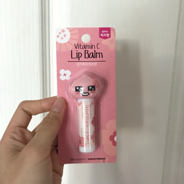 On the body x Kakao Friends lip balm vitamin c Shopee Thailand