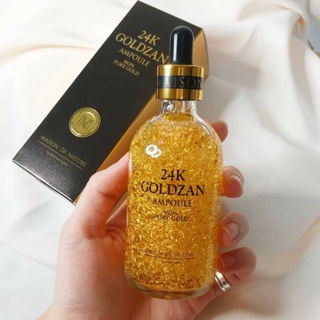 24K Goldzan Ampoule 99.9% Pure Gold By Skinature เซรั่ม ทองคำ 24K 100 Ml.