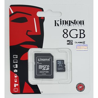 ภาพขนาดย่อของภาพหน้าปกสินค้าKingston เมมโมรี่การ์ด MicroSD Card 8G/16G/32G /64 มีประกัน life time warranty จากตัวแทน Synnex หรือIngram จากร้าน speedcctvshop บน Shopee