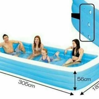 .
สระน้ำเป่าลม สีฟ้า3เมตรมาตรฐาน ระดับโลก ยี่ห้อ INTEX
********
🏊ขนาด 305 x 183 x 56