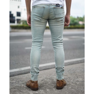 ภาพขนาดย่อของภาพหน้าปกสินค้าNudie Jeans Skinny Lin Sea Breeze ของแท้100% จากร้าน goodsandraw บน Shopee