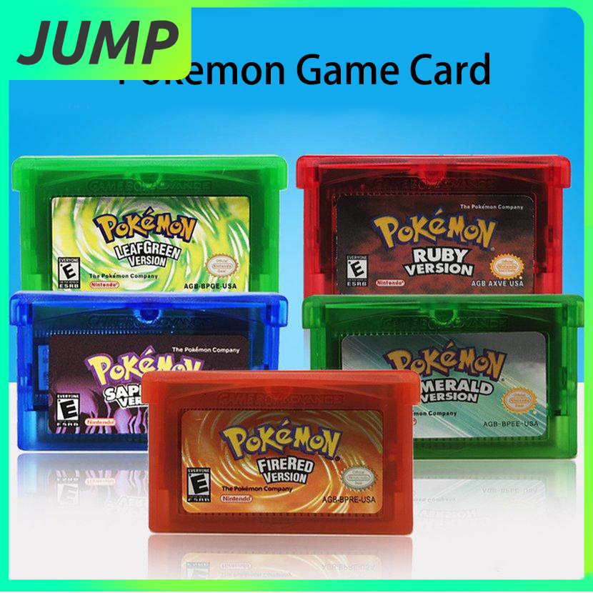 ราคาและรีวิวการ์ดเกม pokemon ndsl/gbc/gbm/gba/sp สำหรับเกมบอย Game Boy Advance gba pokemon รุ่นอัลตร้าไวโอเลต หลากสี คลาสสิก