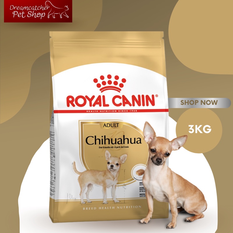 ROYAL CANIN Chihuahua สำหรับสุนัขพันธุ์ชิวาวาอายุ 16 ปี ขนาด 3 กิโลกรัม Shopee Thailand