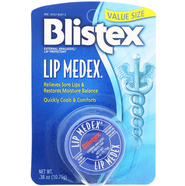 ภาพสินค้าBlistex Lip Medex 10.75g กระปุกใหญ่ คุ้มค่า value size จากร้าน jupaveena บน Shopee ภาพที่ 1