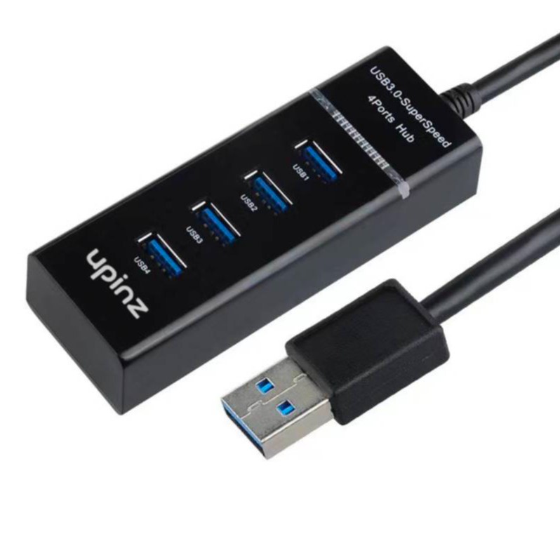 upinz-hub-usb-3-0-high-speed-โอนถ่ายข้อมูลได้รวดเร็ว-4-พอร์ต-เชื่อมต่อการใช้งานผ่านพอร์ต-usb-แบบมาตรฐาน