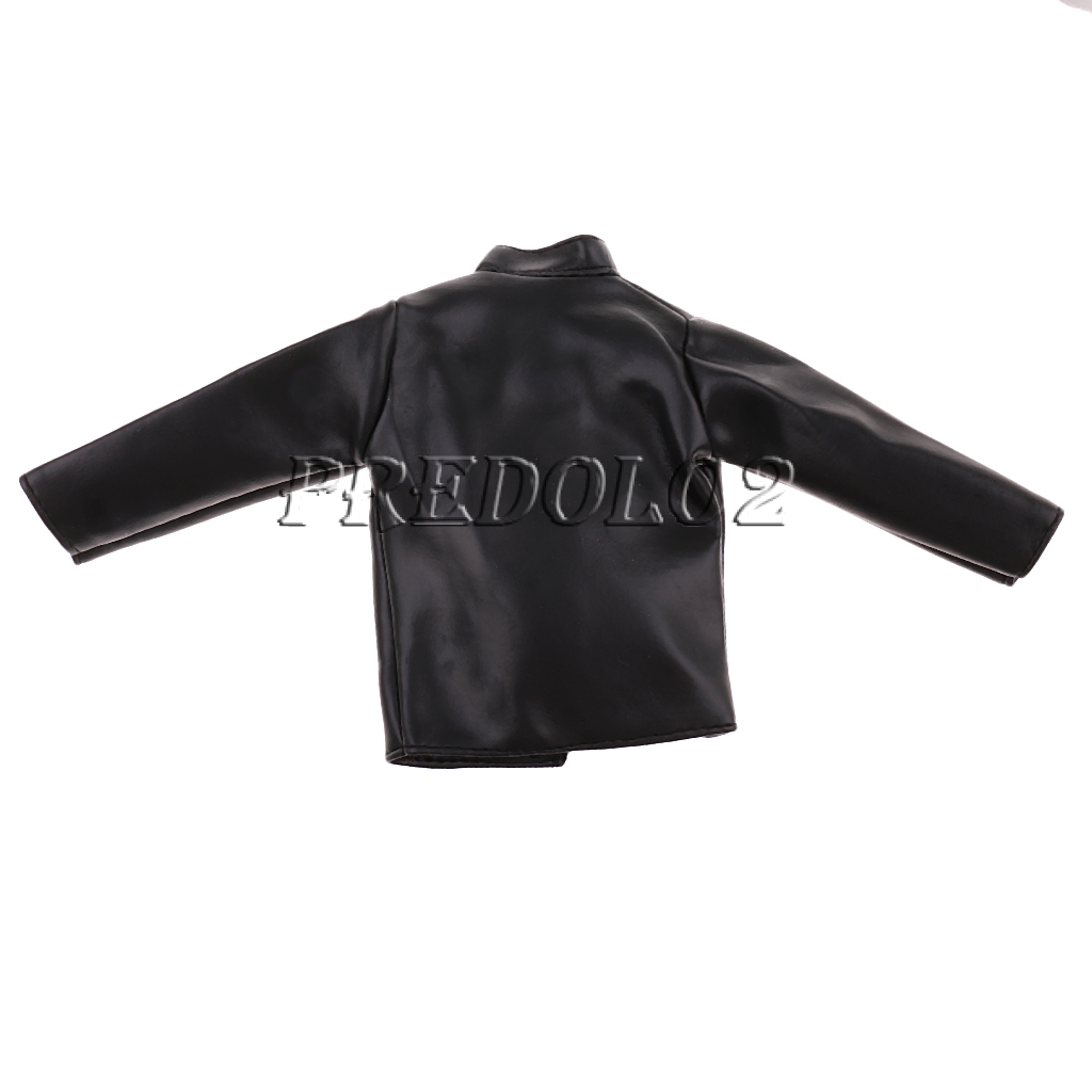 ภาพหน้าปกสินค้าเสื้อแจ็คเก็ตหนัง PU 1 / 6 สีดำสำหรับผู้ชาย จากร้าน predolo2.th บน Shopee