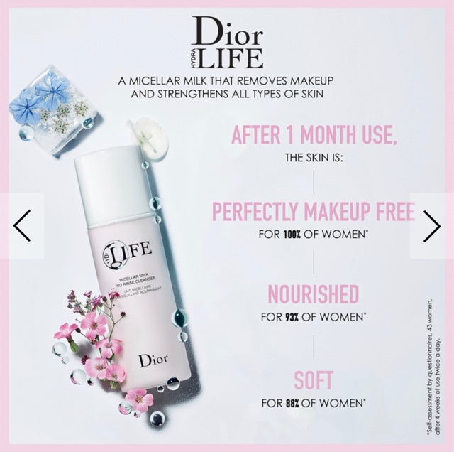 Dior micellar milk review hot sale