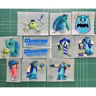 ตัวรีดสติกเกอร์monsters 🐱 Monsters university 🐱  รีดง่ายแผ่นฟิมล์รีดร้อน