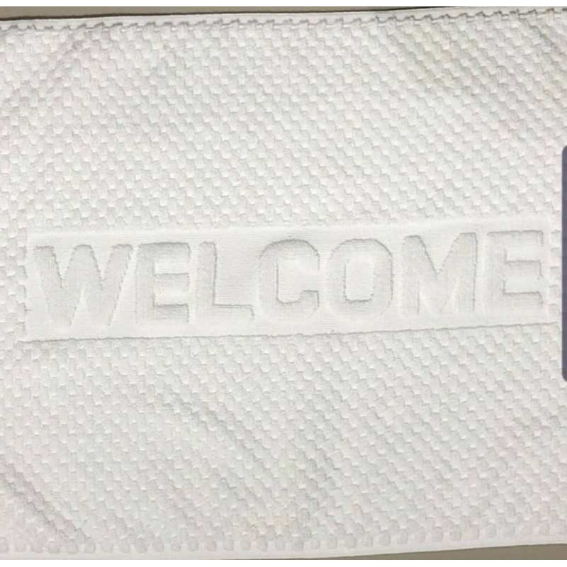 ผ้าเช็ดเท้า-welcome-พรมเช็ดเท้าโรงแรม-ผ้าไทย-cotton-100