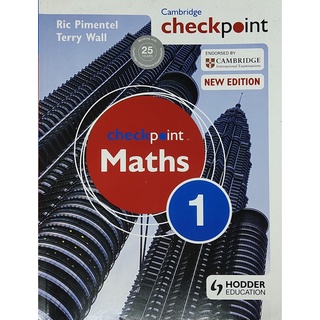 หนังสือ แบบเรียน คณิตศาสตร์ 1 ภาษาอังกฤษ CAMBRIDGE CHECKPOINT MATHS1 213Page