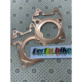 ประเก็นทองแดง ประเก็นฝาสูบทองแดง PCX-150 #58/59/60/64/66 MM.