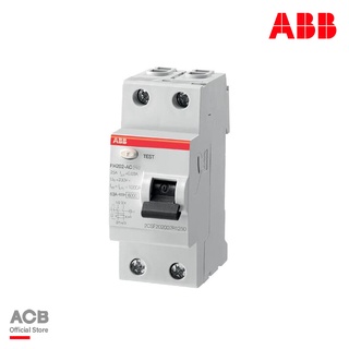 ABB : 2CSF202006R1250 : FH202 AC-25/0,03 Residual Current Circuit Breaker รุ่น FH200 Series เอบีบี RCCB