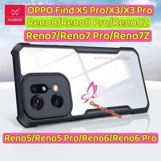 OPPO Find X5 Pro/X3/X3 Pro/Reno 5/7/7 Pro/7Z/Reno 8/8 Pro/8Z ของแท้100% XUNDD เคสกันกระแทก XUNDD BEATLE SERIES