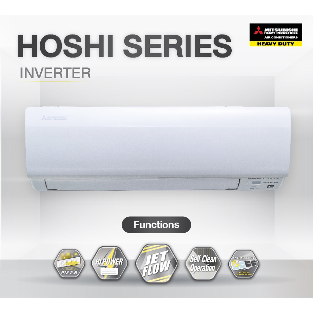 ฟรีติดตั้ง-mitsubishiรุ่น-standard-inverter-hoshi-series-รุ่นใหม่-2023-ติดตั้งฟรีกรุงเทพ-ปทุมธานี-นนทบุรี-สมุทรปราการ