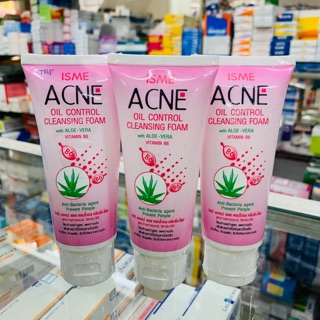 Isme Acne oil control cleansing foam 60 g แก้สิว โฟมล้างหน้า