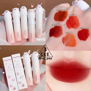 3cee [ใหม่! ลิปสติกลิปซอฟต์แมท]  ลิปจูบไม่หลุด ลิปสติก แบบกันน้ำ Lipstick  # ติดทนนาน