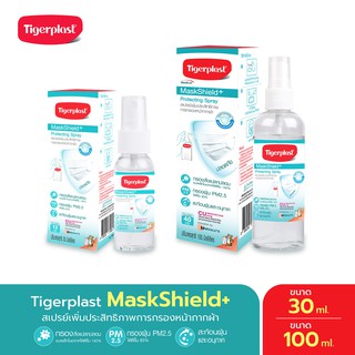 ภาพหน้าปกสินค้าTigerplast MaskShield+ ไทเกอร์พล๊าสแมสก์ชีลด์พลัส สเปรย์เพิ่มประสิทธิภาพห ที่เกี่ยวข้อง