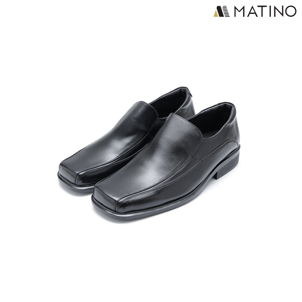 รูปภาพของMATINO SHOES รองเท้าชายคัทชูหนังแแท้ รุ่น PB-6944 - BLACKลองเช็คราคา