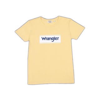 [Hot Sale] เสื้อยืดแขนสั้น Wrangler รุ่น WR S172R201 YELLOW Wrangler