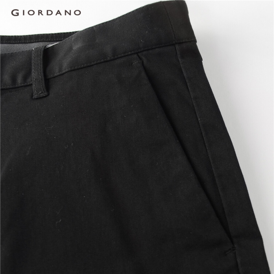 ภาพสินค้าGIORDANO กางเกงขายาวผู้ชาย Men's Mid Rise Regular Tapered Pants 01111027 จากร้าน giordanothailand_officialshop บน Shopee ภาพที่ 4
