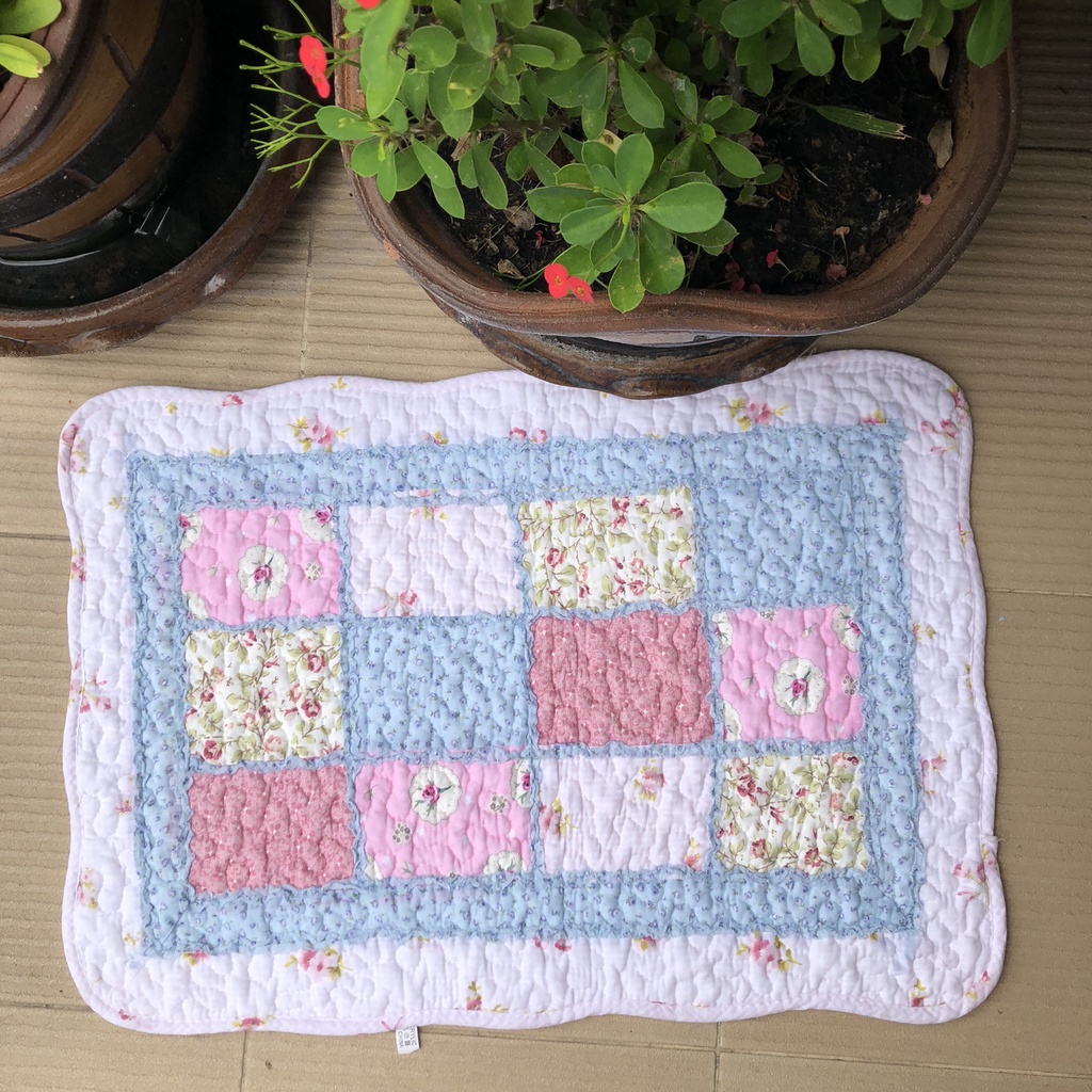 พรมเช็ดเท้าวินเทจ พรมเช็ดเท้าห้องน้ำ ผ้าเช็ดเท้าวินเทจ vintage cloth ...