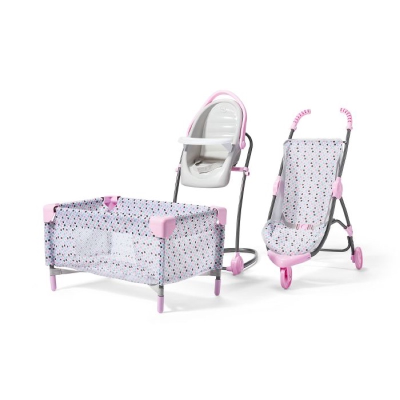 ชุดเลี้ยงเด็กของเล่น-แท้จากเมกา-ยี่ห้อ-perfectly-cute-deluxe-nursery-set