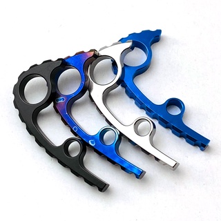 สเปเซอร์กระดูกสันหลัง โลหะผสมไทเทเนียม หลากสี แบบเปลี่ยน สําหรับ Spyderco Para 3 Spyderco Para 3