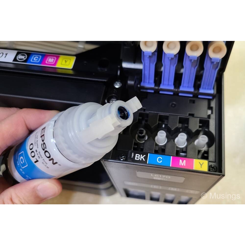 เครื่องพิมพ์อิงค์เจ็ท EPSON L6170 + Ink Tank พร้อมหมึกแท้ เครื่องใหม่ ...