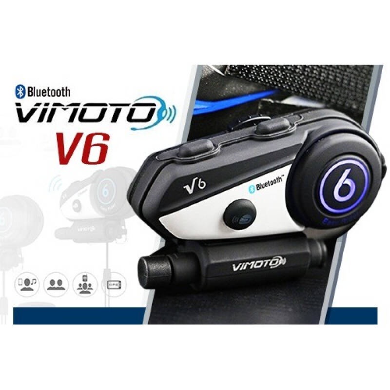 ภาพหน้าปกสินค้าVimoto V8บูลทูธติดหมวกกันน็อค อินเตอร์คอม มีระบบตัดเสียงรบกวน ตัวเครื่องกันน้ำกันฝนได้ (มีใบอนุญาต) จากร้าน vnet88 บน Shopee