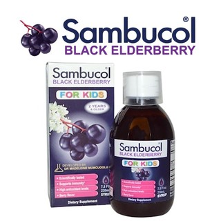 ภาพหน้าปกสินค้าSambucol, Black Elderberry Syrup, For Kids, Berry Flavor, 7.8 fl oz (230 ml) ซึ่งคุณอาจชอบราคาและรีวิวของสินค้านี้