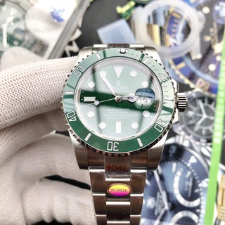 Rolex-green water ghost-116610 LN แหวนกรีนน้ำผีสีเขียวเซรามิก 904L สแตนเลส