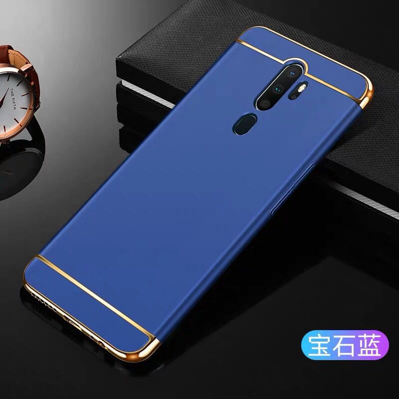 ส่งจากไทย-case-oppo-a5-2020-เคสออฟโบ้-oppo-a52020-เคสกันกระแทก-เคสประกบหัวท้าย-เคสประกบ-3-ชิ้น-แบบไม่หนา-สีเมทัลลิค
