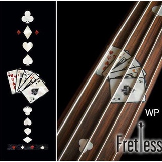 Playing Card Inlay Sticker for Fretless Bass