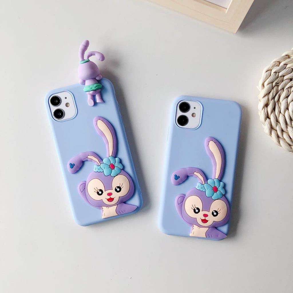 เคสโทรศัพท์มือถือแบบนิ่ม-tpu-ลายการ์ตูนกระต่าย-stella-lou-star-delu-สีม่วง-สําหรับ-samsung-galaxy-a22-a73-a53-a33-a23-a13-s22-s21-s20-fe-note-9-10-20-ultra-s10-s9-plus