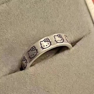 ภาพหน้าปกสินค้าแหวน โลหะผสม ชุบเงิน รูปแมวน่ารัก เครื่องประดับแฟชั่น สําหรับผู้หญิง ที่เกี่ยวข้อง