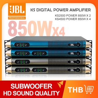 สินค้า JBL KS2500/KS4500 เพาเวอร์แอมป์มืออาชีพ กำลังสูง 850W 8Ω 2/4 ช่อง ระดับโพสต์ระดับมืออาชีพที่บริสุทธิ์ เครื่องขยายเสียงดิ