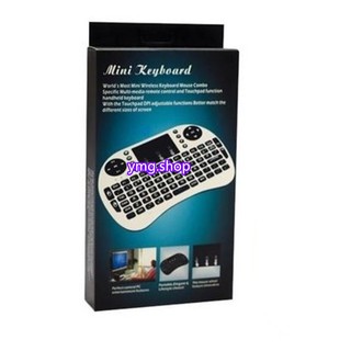 ภาพขนาดย่อของภาพหน้าปกสินค้าmini wireless keyboard + touchpad + battery charge จากร้าน tmy.shop บน Shopee ภาพที่ 4