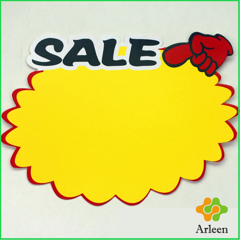 arleen-ป้ายโปรโมชั่น-ป้ายเซลล์-ป้ายโปรโมชั่น-ป้ายpop-ป้ายsale-10อัน-แพ็ค-ป้ายราคา