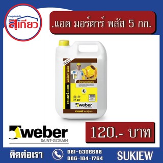 Weber .แอด มอร์ตาร์ พลัส 5 กก.