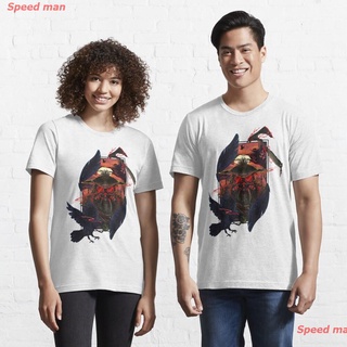 ราคาระเบิดSpeed man เอเพ็กซ์เลเจนส์ เสื้อยืด apex legends The eyes of BloodHound Essential T-Shirt เสื้อยืดวินเทจ ผู้ชาย