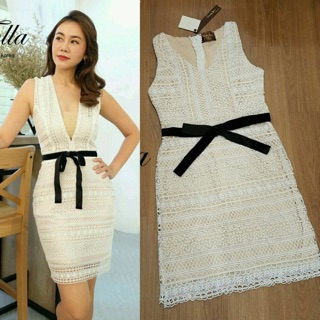 V Lace Dress