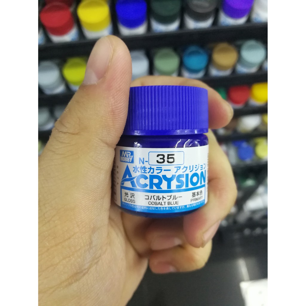 สีสูตรน้ำ-mr-acrysion-color-n35-cobalt-blue-gloss-10ml