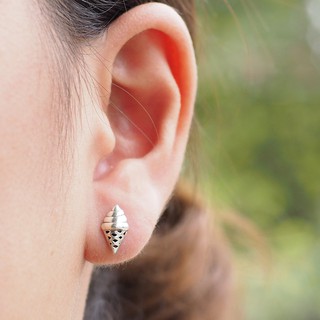 ต่างหูเงินแท้ 92.5% ต่างหูไอติม ไอศครีม Icecream stud Earrings